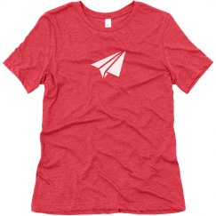 Soft Triblend Tee With Logo