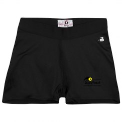 Ladies Athletic Shorts With Logo