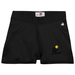 Ladies Athletic Shorts With Logo