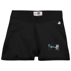 Ladies Athletic Shorts With Logo