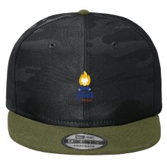 Branded Flat Bill Hat