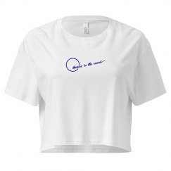 Crop Tee With Logo